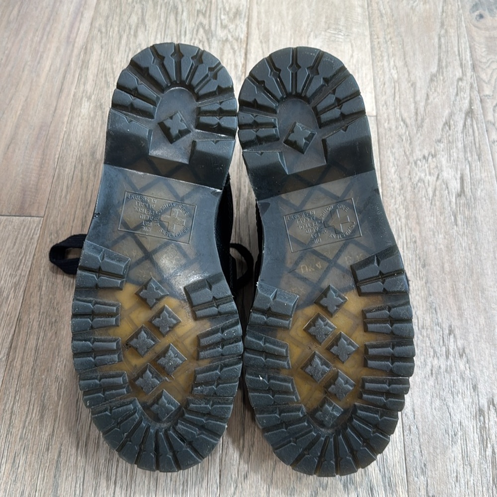 Dr. Martens Black Leather Moto Boots - Picture 8 of 9